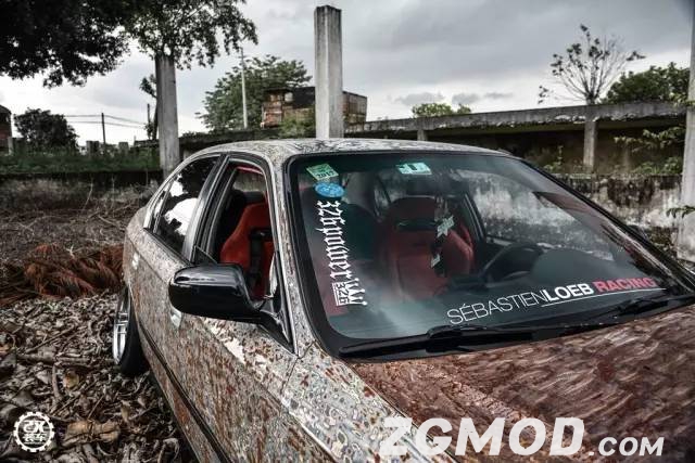 佛山车友花5个月打造破烂思域,走在路上很多人把它当作报废车! 佛山车友花5个月打造破烂思域,走在路上很多人把它当作报废车!