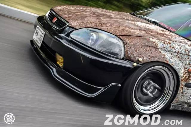 佛山车友花5个月打造破烂思域,走在路上很多人把它当作报废车! 佛山车友花5个月打造破烂思域,走在路上很多人把它当作报废车!